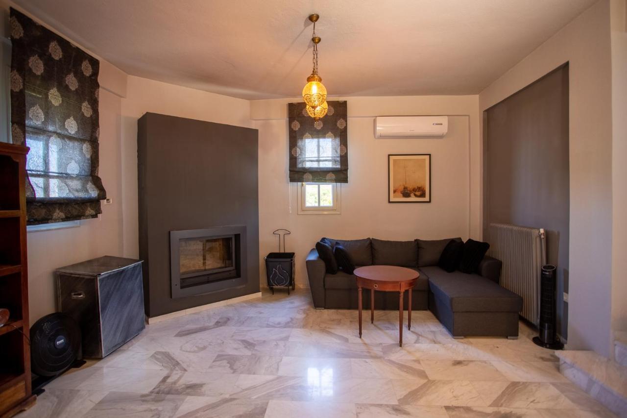 Τraditional Fully Detached Villa On A Luxurious Hillock Of Thessaloniki With Its Own Garden Also For Family & Wedding Gatherings For 10 To 25 People Only 15 Minutes From Airport Экстерьер фото