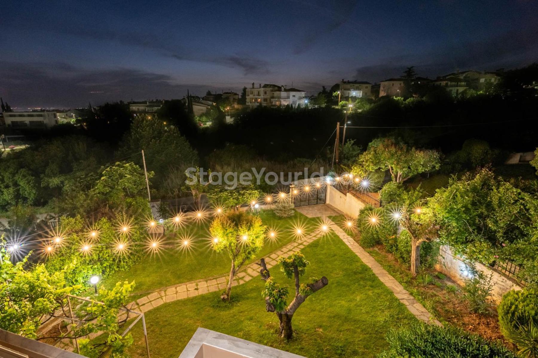 Τraditional Fully Detached Villa On A Luxurious Hillock Of Thessaloniki With Its Own Garden Also For Family & Wedding Gatherings For 10 To 25 People Only 15 Minutes From Airport Экстерьер фото